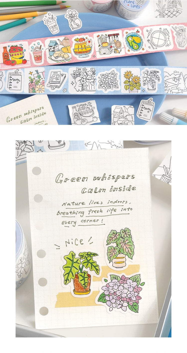 NOTE FOR Doodle Canvas Die-Cut Tape – image 20