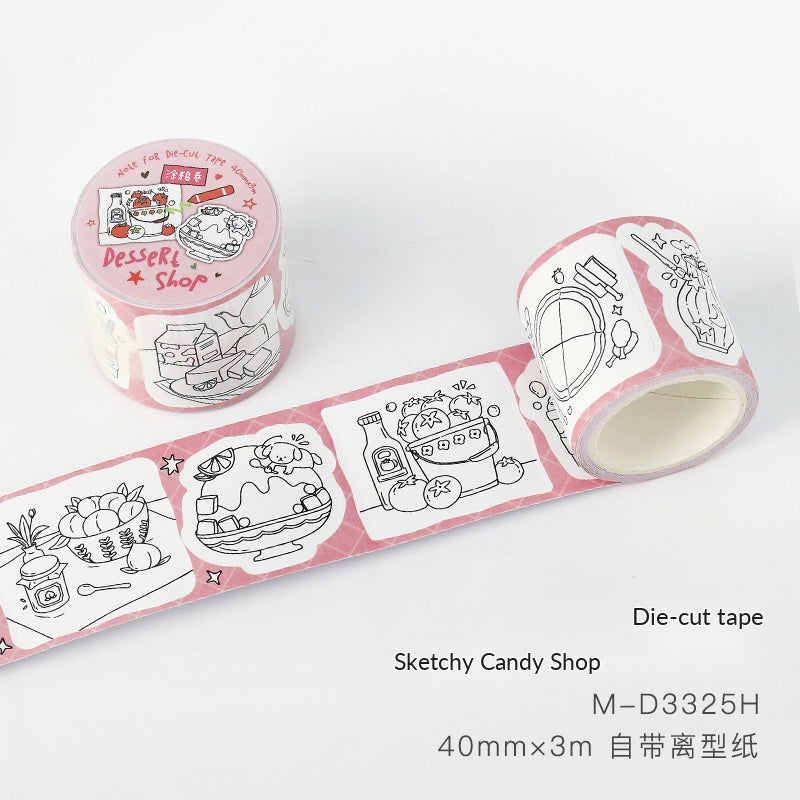 NOTE FOR Doodle Canvas Die-Cut Tape – image 7