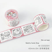 NOTE FOR Doodle Canvas Die-Cut Tape – image 7