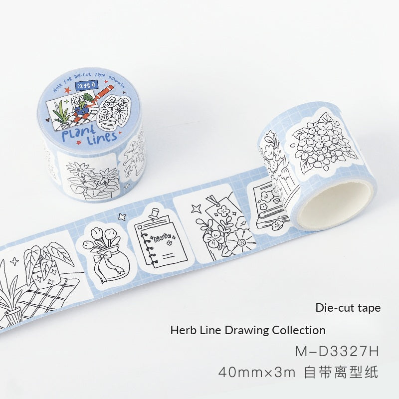 NOTE FOR Doodle Canvas Die-Cut Tape – image 8