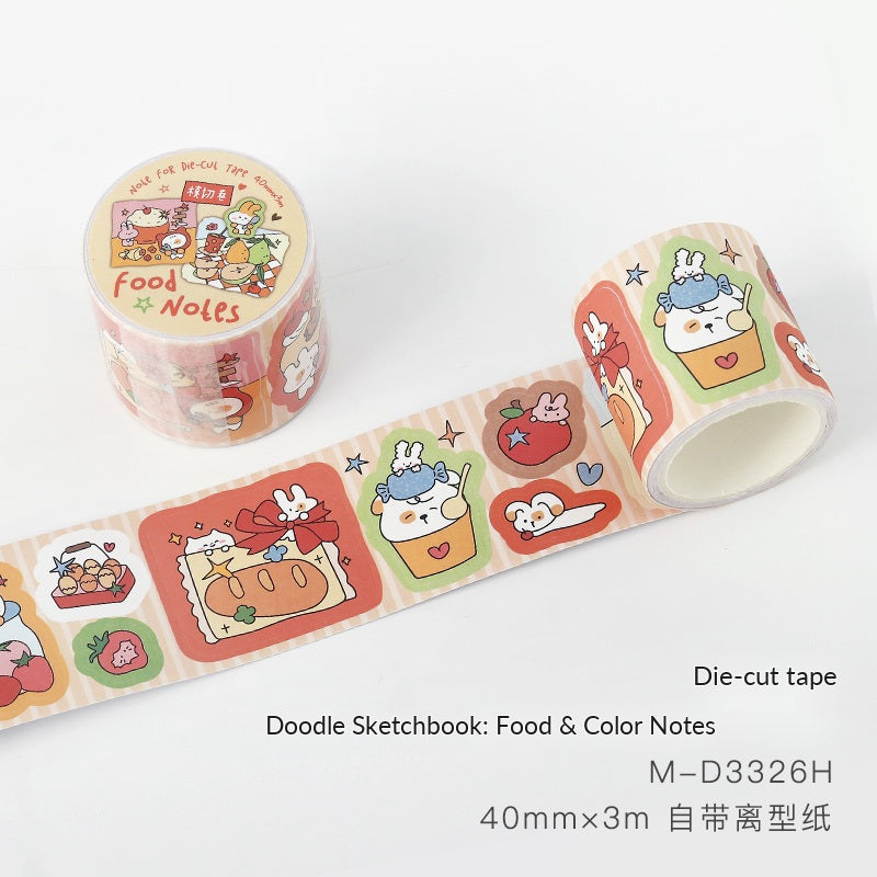NOTE FOR Doodle Canvas Die-Cut Tape – image 9