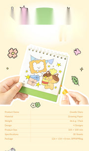NOTE FOR Doodle Diary Standing Coloring Book – image 12