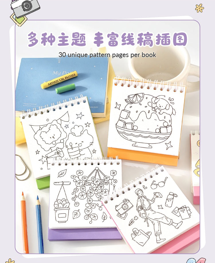 NOTE FOR Doodle Diary Standing Coloring Book – image 13