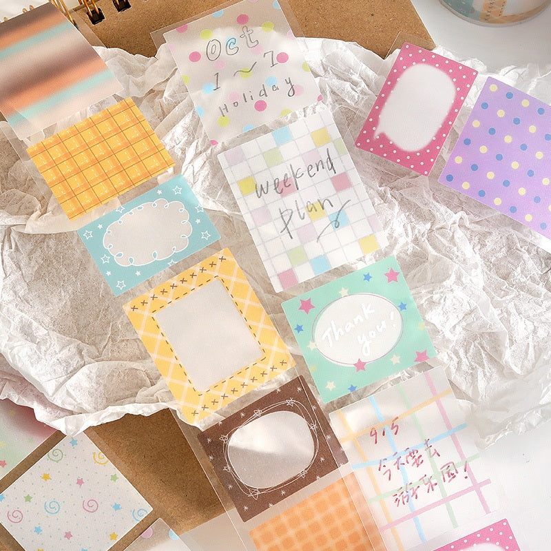 NOTE FOR Waves and Dots Die-Cut Vellum Tape – product image