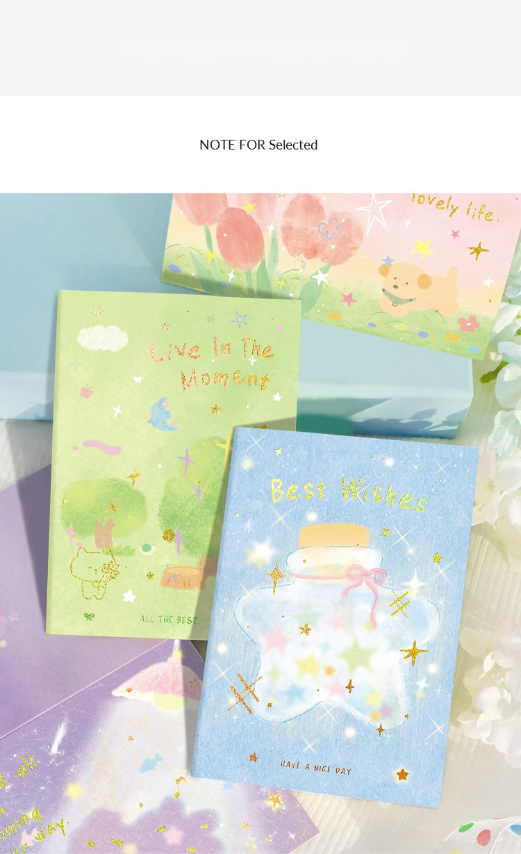 Liyanshe Milky Mist Wanderings Foil-Stamped Greeting Card – image 7