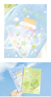Liyanshe Milky Mist Wanderings Foil-Stamped Greeting Card – image 13